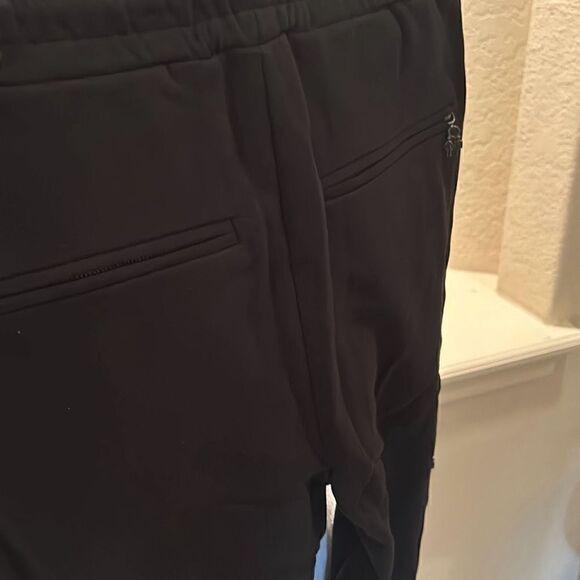 Homme + Femme Unisex M Signature Track Pants Black 100% Cotton Sweatpants New - Picture 9 of 14